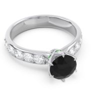 Six Prong Pave Hara Ring
