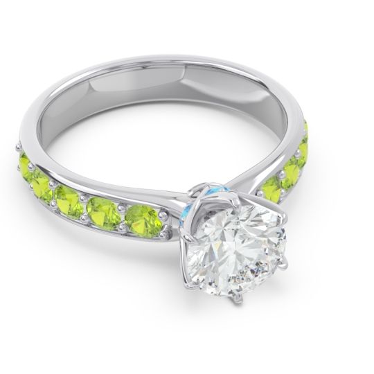 Six Prong Pave Hara Ring