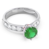 Six Prong Pave Hara Ring