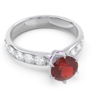 Six Prong Pave Hara Ring