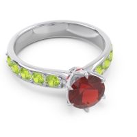 Six Prong Pave Hara Ring