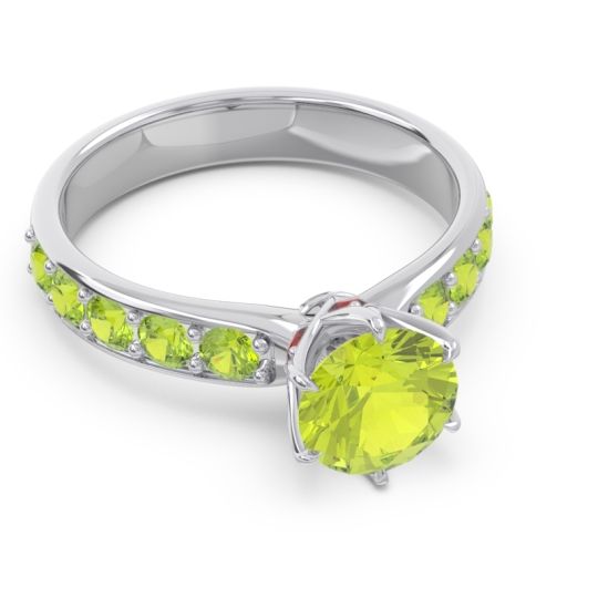 Six Prong Pave Hara Ring