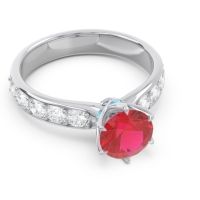 Six Prong Pave Hara Ring