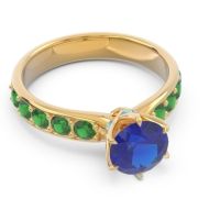 Six Prong Pave Hara Ring