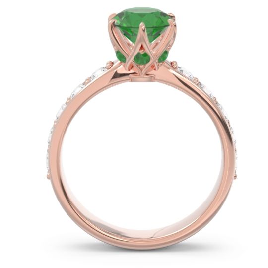 Six Prong Pave Hara Ring