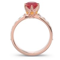 Six Prong Pave Hara Ring