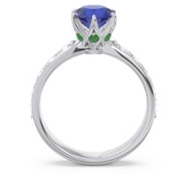 Six Prong Pave Hara Ring