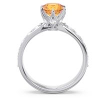 Six Prong Pave Hara Ring