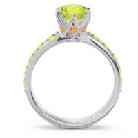 Six Prong Pave Hara Ring