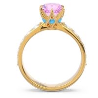 Six Prong Pave Hara Ring