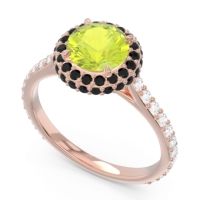Halo Cathedral Pave Kataha Ring