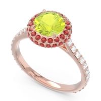 Halo Cathedral Pave Kataha Ring