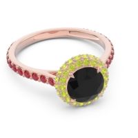 Halo Cathedral Pave Kataha Ring