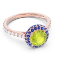 Halo Cathedral Pave Kataha Ring