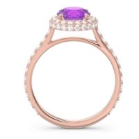 Halo Cathedral Pave Kataha Ring