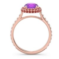 Halo Cathedral Pave Kataha Ring