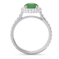 Halo Cathedral Pave Kataha Ring