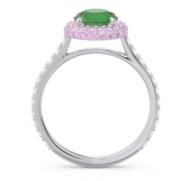 Halo Cathedral Pave Kataha Ring