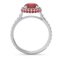 Halo Cathedral Pave Kataha Ring