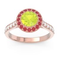Halo Bezel Pave Paksman Ring