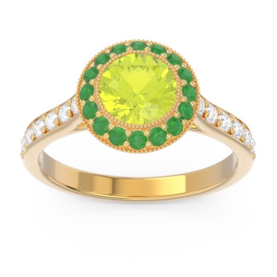 Halo Bezel Pave Paksman Ring