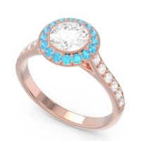 Halo Bezel Pave Paksman Ring