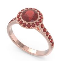 Halo Bezel Pave Paksman Ring