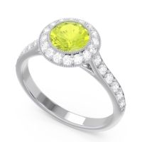 Halo Bezel Pave Paksman Ring