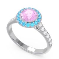 Halo Bezel Pave Paksman Ring
