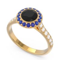Halo Bezel Pave Paksman Ring