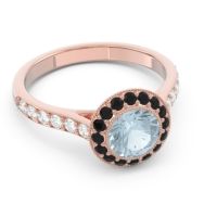 Halo Bezel Pave Paksman Ring