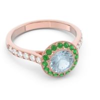 Halo Bezel Pave Paksman Ring