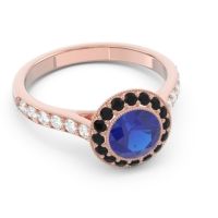 Halo Bezel Pave Paksman Ring