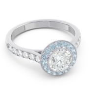 Halo Bezel Pave Paksman Ring