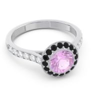 Halo Bezel Pave Paksman Ring
