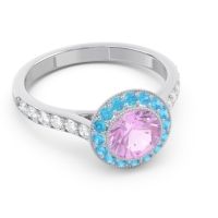 Halo Bezel Pave Paksman Ring
