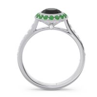 Halo Bezel Pave Paksman Ring
