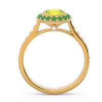 Halo Bezel Pave Paksman Ring