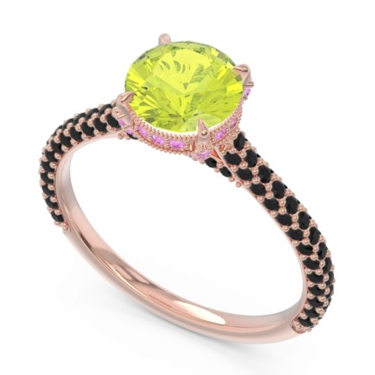 Cathedral Pave Pindala Ring