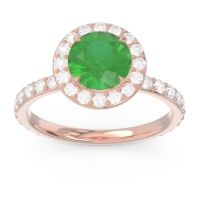 Halo Pave Attala Ring