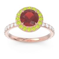 Halo Pave Attala Ring