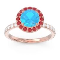 Halo Pave Attala Ring