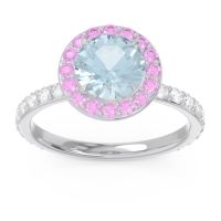 Halo Pave Attala Ring