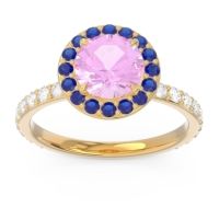 Halo Pave Attala Ring