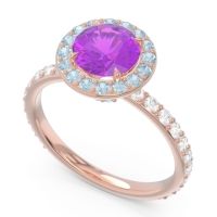Halo Pave Attala Ring