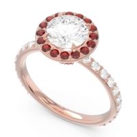 Halo Pave Attala Ring