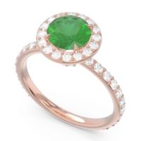 Halo Pave Attala Ring