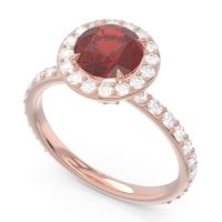 Halo Pave Attala Ring