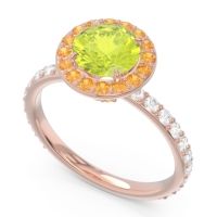 Halo Pave Attala Ring