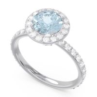 Halo Pave Attala Ring